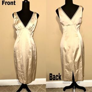 Champagne Bebe Dress - M